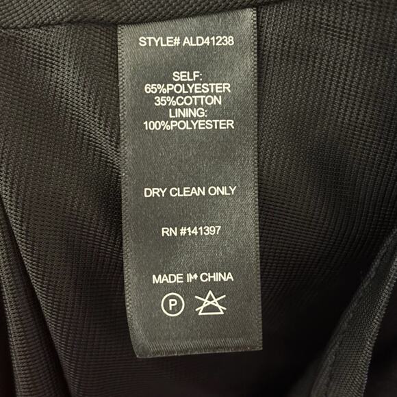 ASTR Formal Cocktail Strapless Dress Size Large Textured Black/Silver Homecoming - Picture 9 of 9